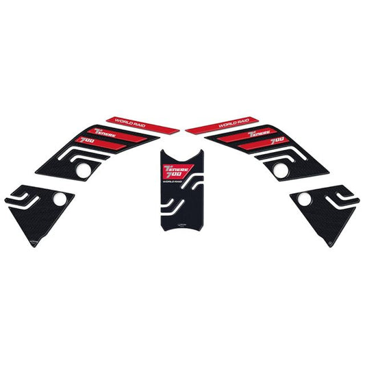 3D Sticker Set Carbon Print/Red Tenere 700
