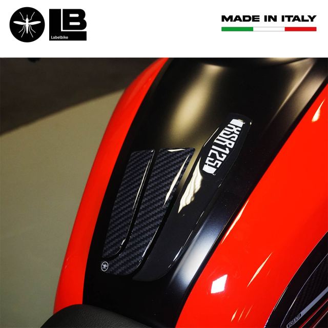 3D Sticker Set Carbon Print XSR125