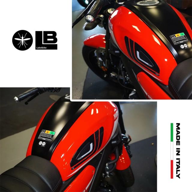 3D Sticker Set Carbon Print XSR125