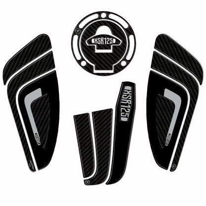 3D Sticker Set Carbon Print XSR125