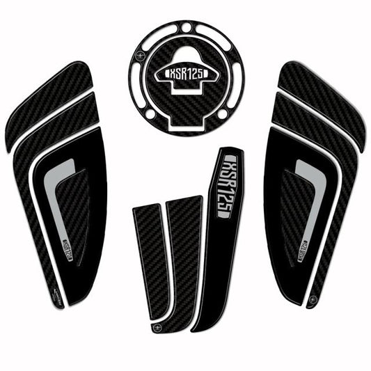 3D Sticker Set Carbon Print XSR125