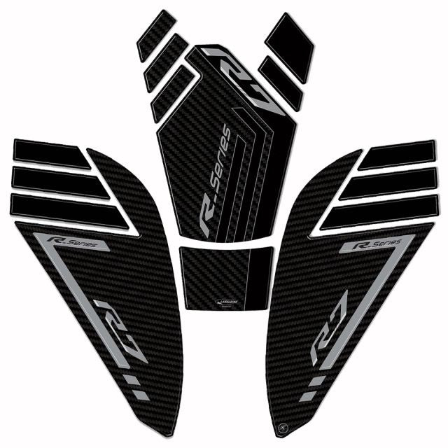 3D Sticker Set Carbon Print YZF-R7