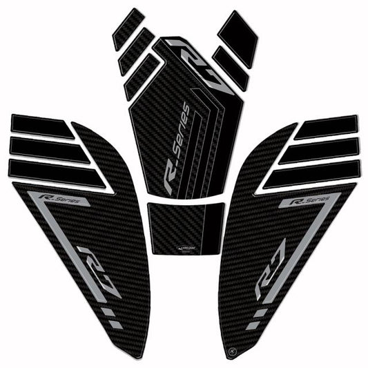 3D Sticker Set Carbon Print YZF-R7