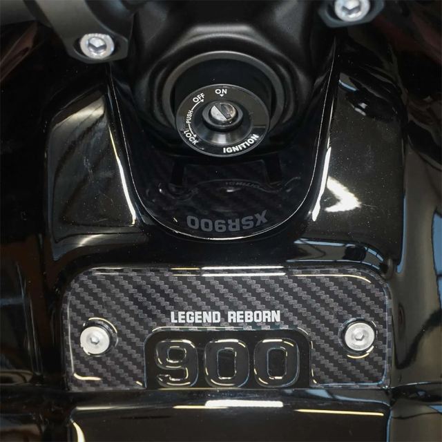 3D Sticker Full Set Carbon Print/Yellow XSR900