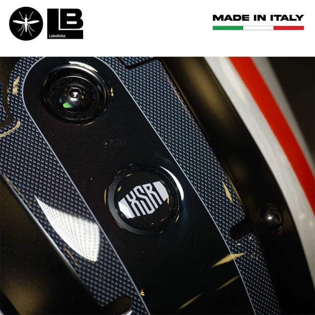 3D Tank Sticker Carbon Print/Black XSR700
