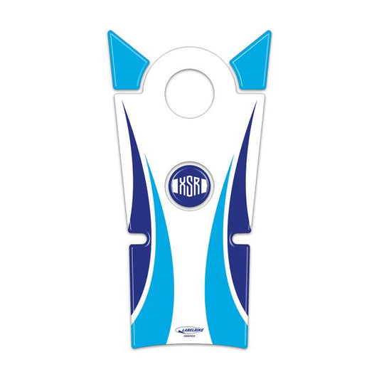 3D Tank Sticker White/Blue XSR700
