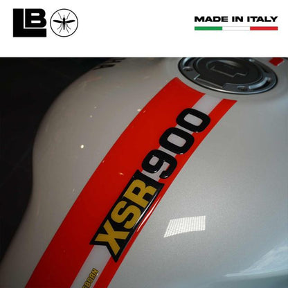 3D Tank Sticker Red/White XSR900
