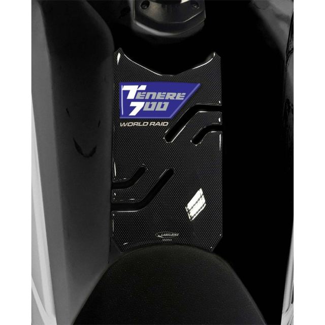 3D Tank Sticker Carbon Look/Blue Tenere 700