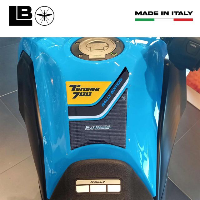 3D Tank Sticker Carbon Look/Yellow Tenere 700