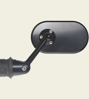 バーエンドアジャストミラー オブロングタイプ 60×105 ブラック