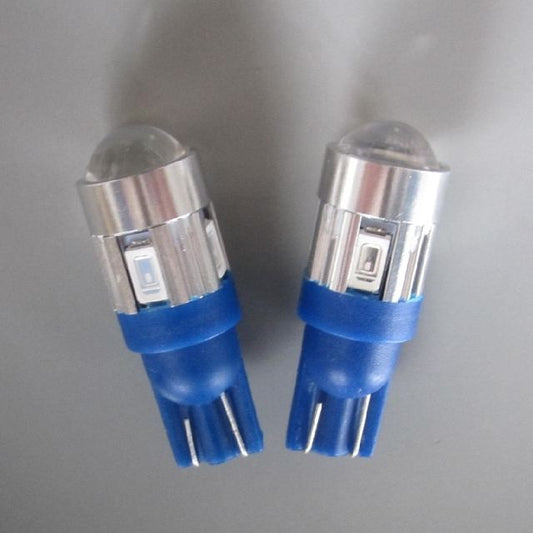 LEDポジションバルブ T10ウェッジ ブルー 12×34mm 2個入