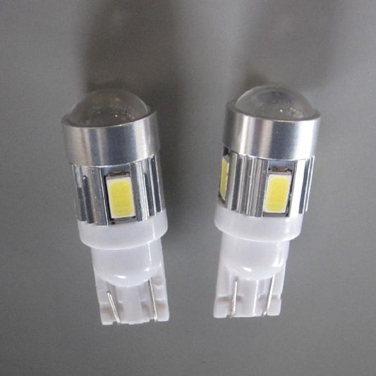 LEDポジションバルブ T10ウェッジ ホワイト 12×34mm 2個入