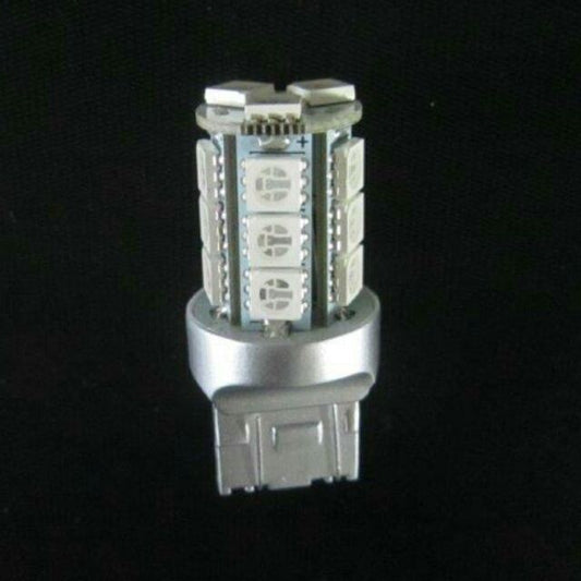 テールランプ用LEDバルブ T20 7443ウェッジ型 シングル球/ダブル球 レッド 20×45mm 1個