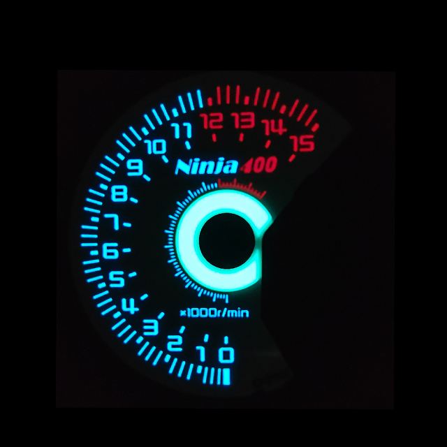 EL Meter Repair Panel Set AC Style Ninja 400