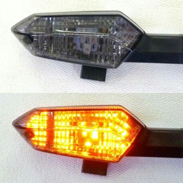 LEDスモークウインカーレンズセット ZRX1200DAEG Z250 Z800
