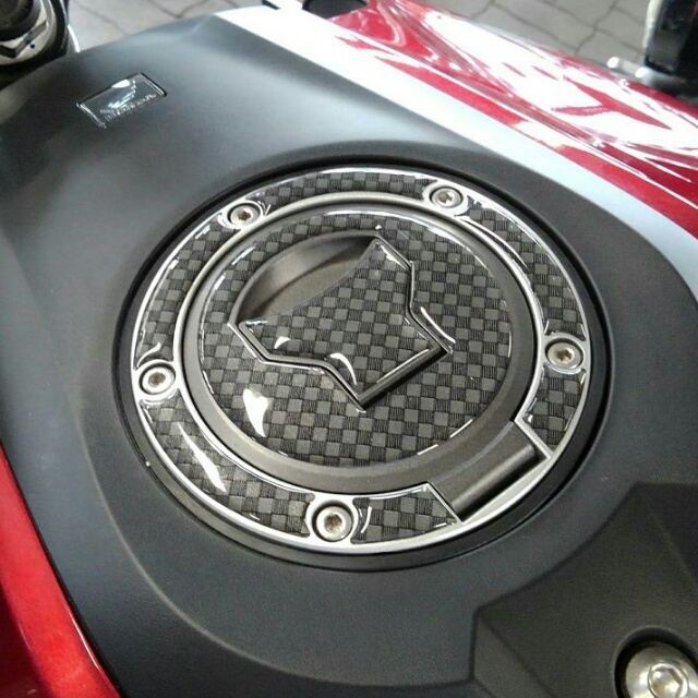 Fuel Cap Pad Carbon Print CB125R/250R Rebel 250/500 GROM Monkey 125
