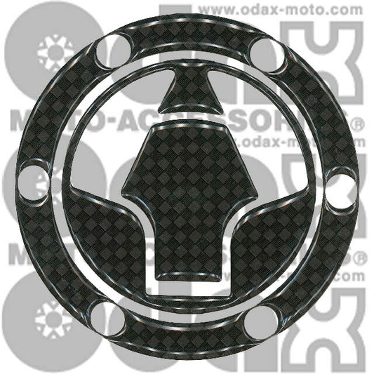 フュエルキャップパッド カワサキ Ninja(ニンジャ)250R (6穴) カーボンプリント