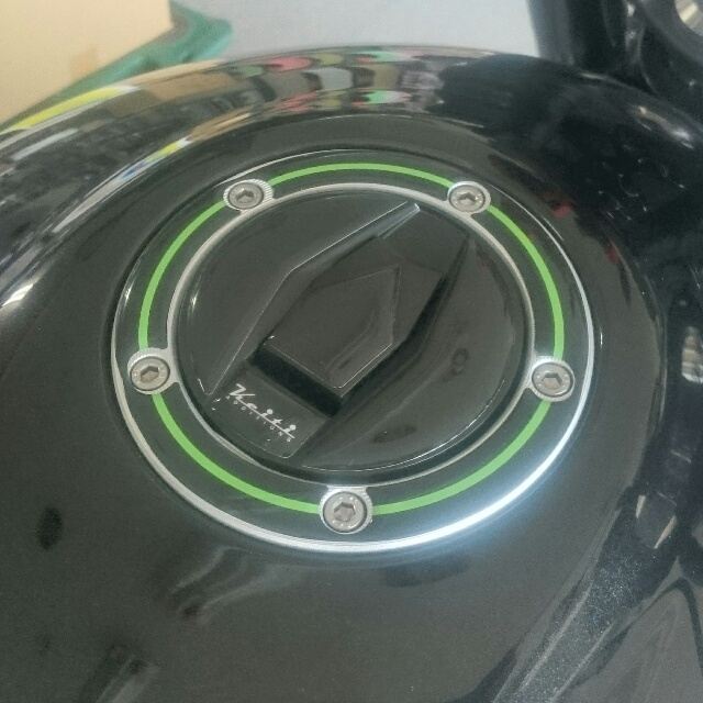 Fuel Cap Pad Black/Green Z900RS/Cafe