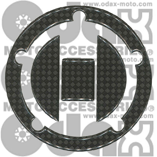 フュエルキャップパッド スズキ(5穴) カーボンプリント