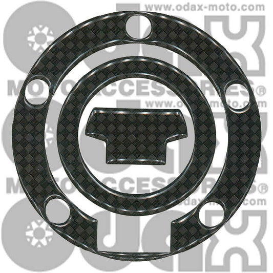 フュエルキャップパッド ヤマハ(5穴) カーボンプリント