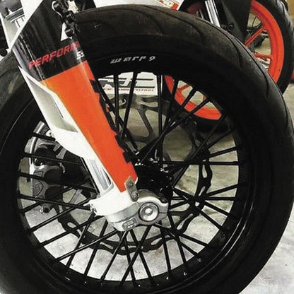 スポークカバー ホワイト 21.5cm 40本入