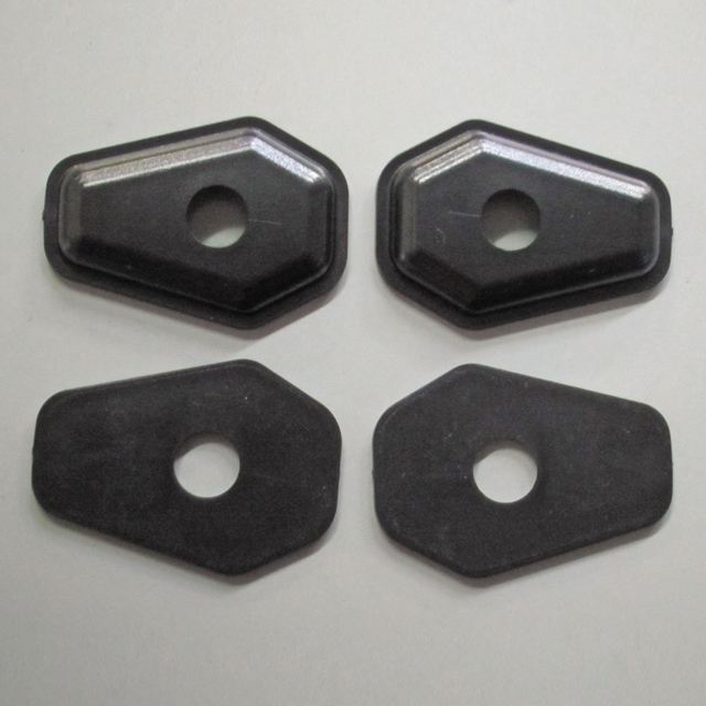 Turn Signal Mounting Base for SUZUKI, Black, 8mm Screw Hole, Left/Right Set