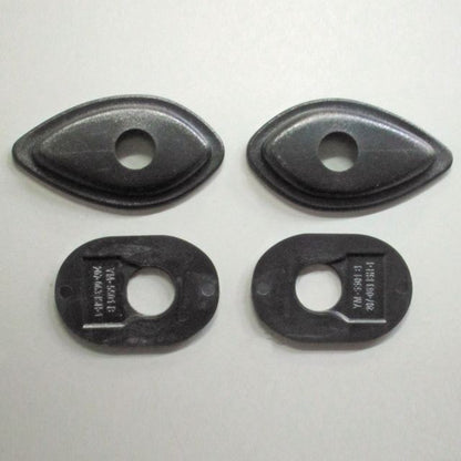 Winker Mount Base for Honda, Black, 8mm Screw Holes, Left and Right Set
