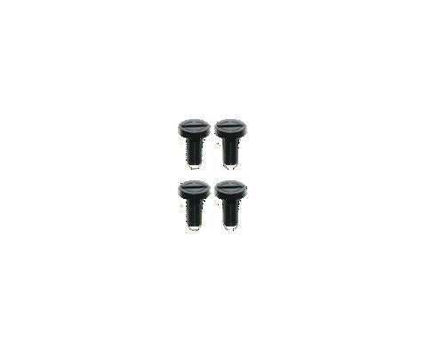 6x13 Shield Screw Set Black, 4 pieces