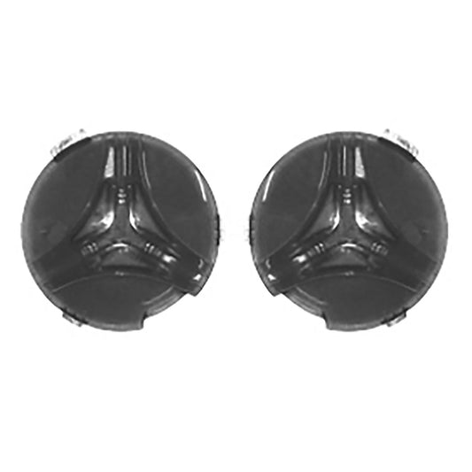 TO-6 Sunshade Cap Set Silver Mirror Left and Right Set