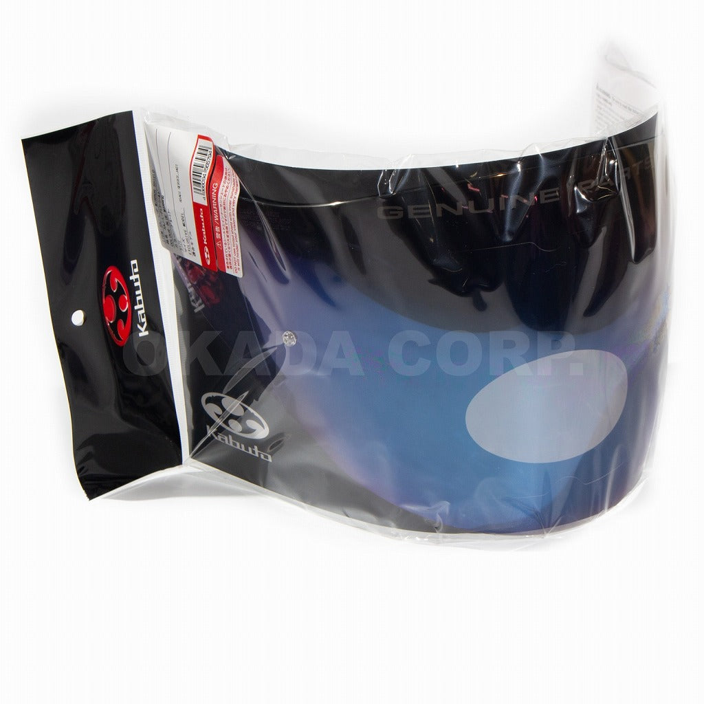 SAJ-L-P Shield Blue Mirror Repair Parts for Helmets Asagi