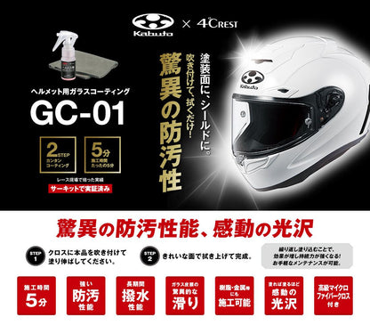 GC-01 ヘルメット用ガラスコーティングキット 20ml