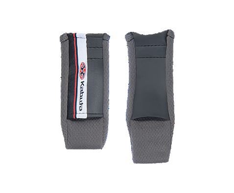 EXCEED Chin Strap Cover Set Dark Gray, All Sizes, Left and Right Set