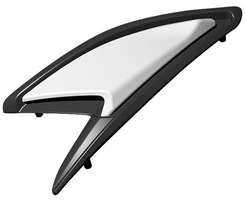 EXCEED Head Ventilation Shiny Red Left Side / 1 pc