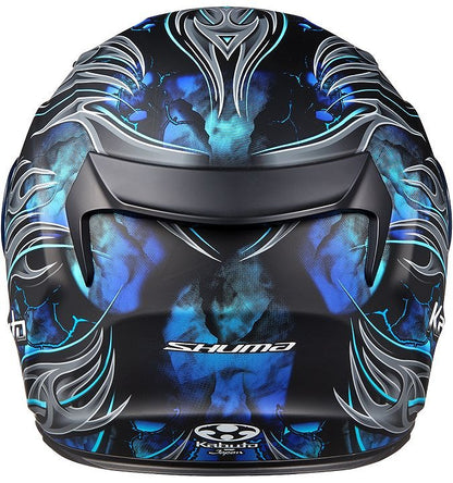 SHUMA FLAME シューマ フレイム フラットブラックブルー XLサイズ