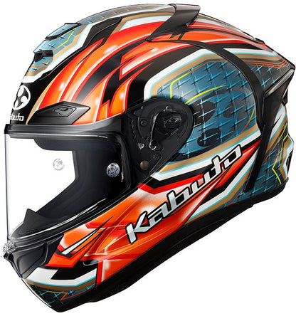 F-17 GLANZ(グランツ) フルフェイス ヘルメット レッドグレー