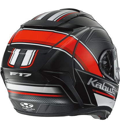 F-17 FORTE(フォルテ) フルフェイス ヘルメット フラットブラックレッド