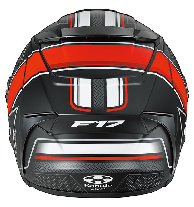 F-17 FORTE(フォルテ) フルフェイス ヘルメット フラットブラックレッド