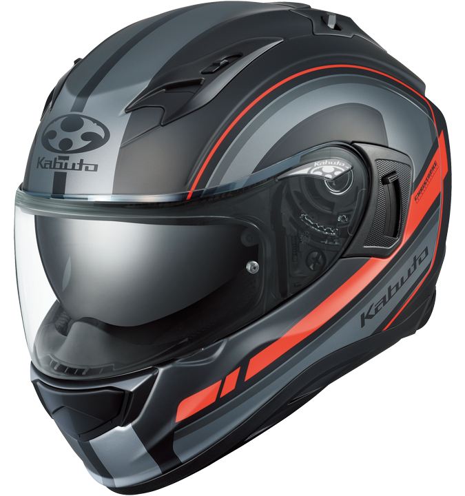 KAMUI-3 RIDGE Full-Face Helmet Flat Black Gray