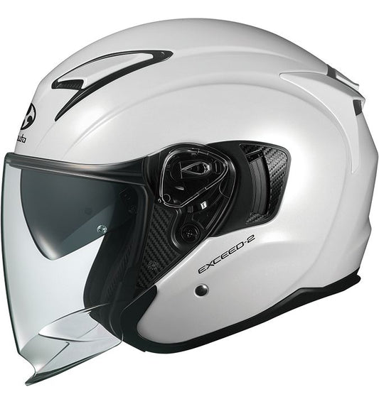 EXCEED-2 Jet Helmet Pearl White