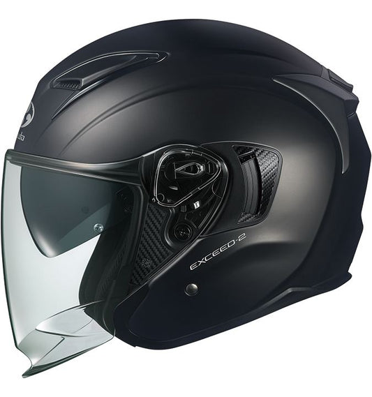 EXCEED-2 Jet Helmet Flat Black