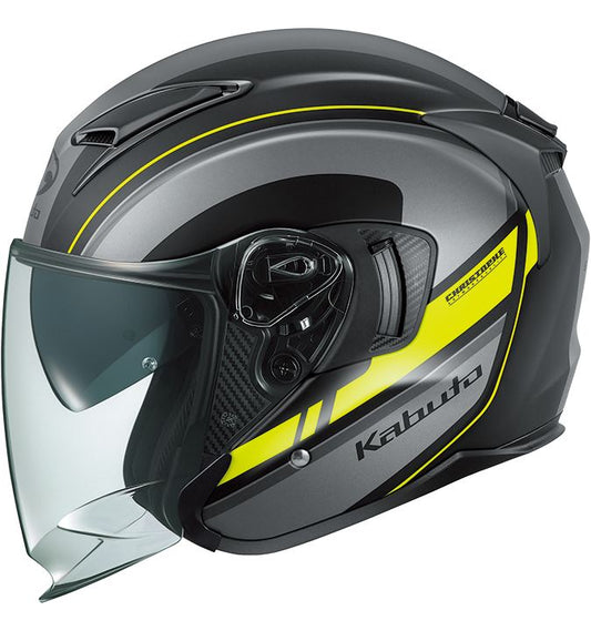 EXCEED-2 RIDGE Jet Helmet Flat Black Yellow