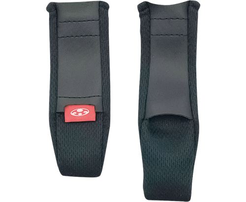 EXCEED-2 Chin Strap Cover Set Black All Sizes Left/Right Set