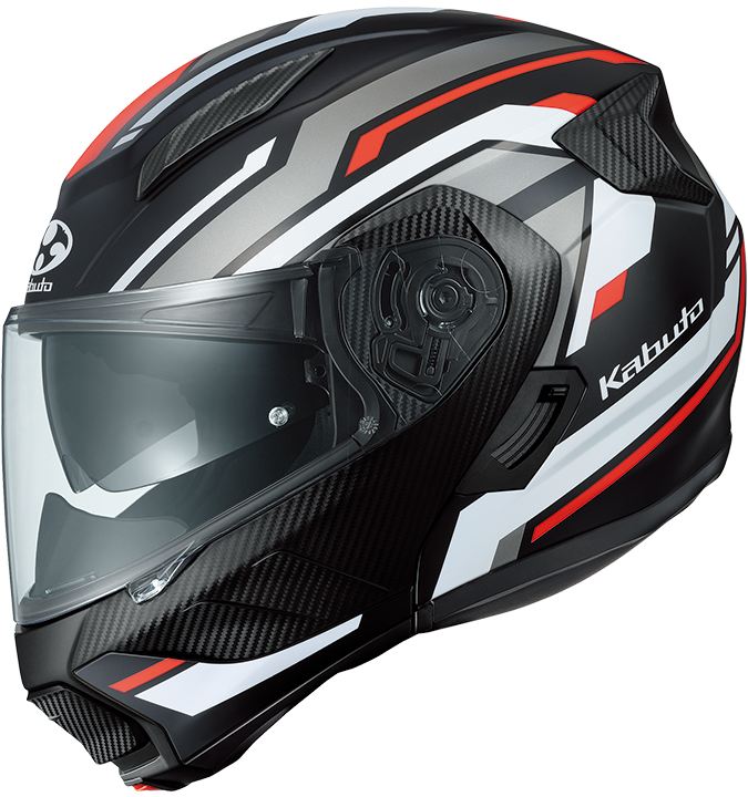 RYUKI VESTER System Helmet Flat Black Red
