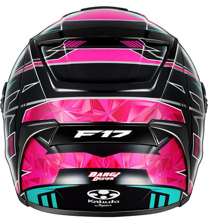 F-17 VELLIO(ヴェリオ) フルフェイス ヘルメット ブラックエメラルド