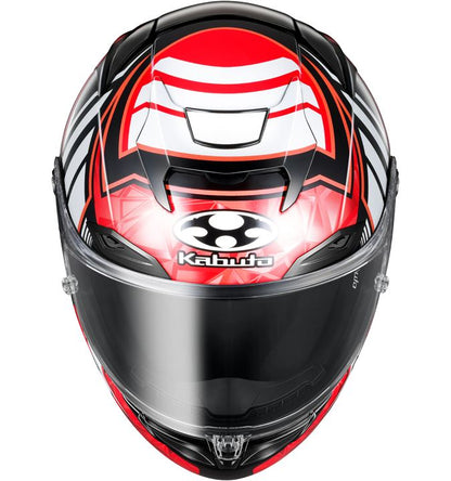 F-17 VELLIO Full Face Helmet Black/Red