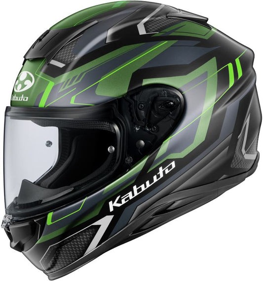 AEROBLADE-6 ADACT(エアロブレード6 アダクト) フルフェイス ヘルメット フラットブラックグリーン