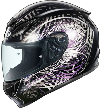 SHUMA PLUME Full-Face Helmet Black Purple
