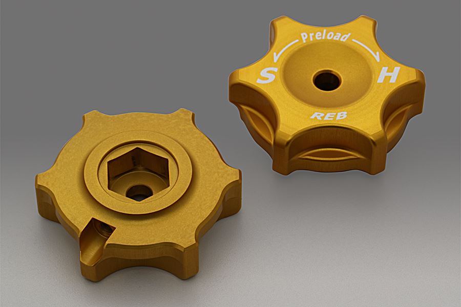 プリロード アジャスターツール 14mm 倒立フォーク カートリッジに適合