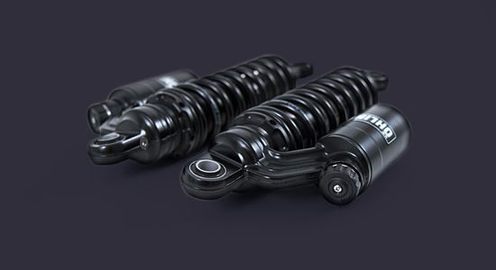 リアショック S36E ブラックライン オールブラック ハーレー スポーツファミリー -20