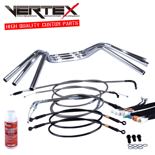 RZ250 84年 51L 鬼ハンドル セット ブラックメッシュ ダークメッシュ ワイヤー